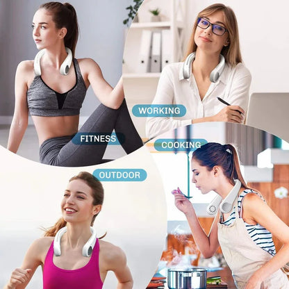 Ultimate Portable Neck Fan – Stay Cool Anywhere, Anytime.