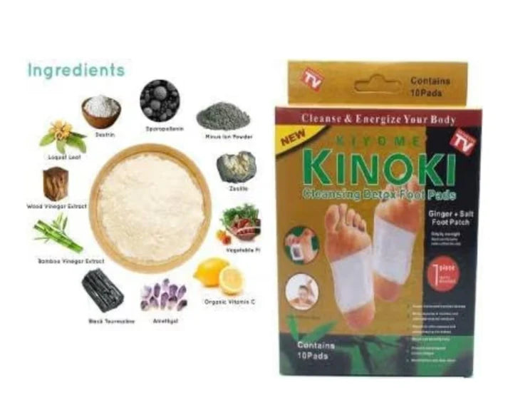 Fitcure™ Kinoki Cleansing Detox Foot Pads | [BUY 1 GET 1 FREE] | Natural Ginger & Salt Wellness Patch for Body Toxins, Stress Relief & Better Sleep BUY 1 GET 1 FREE