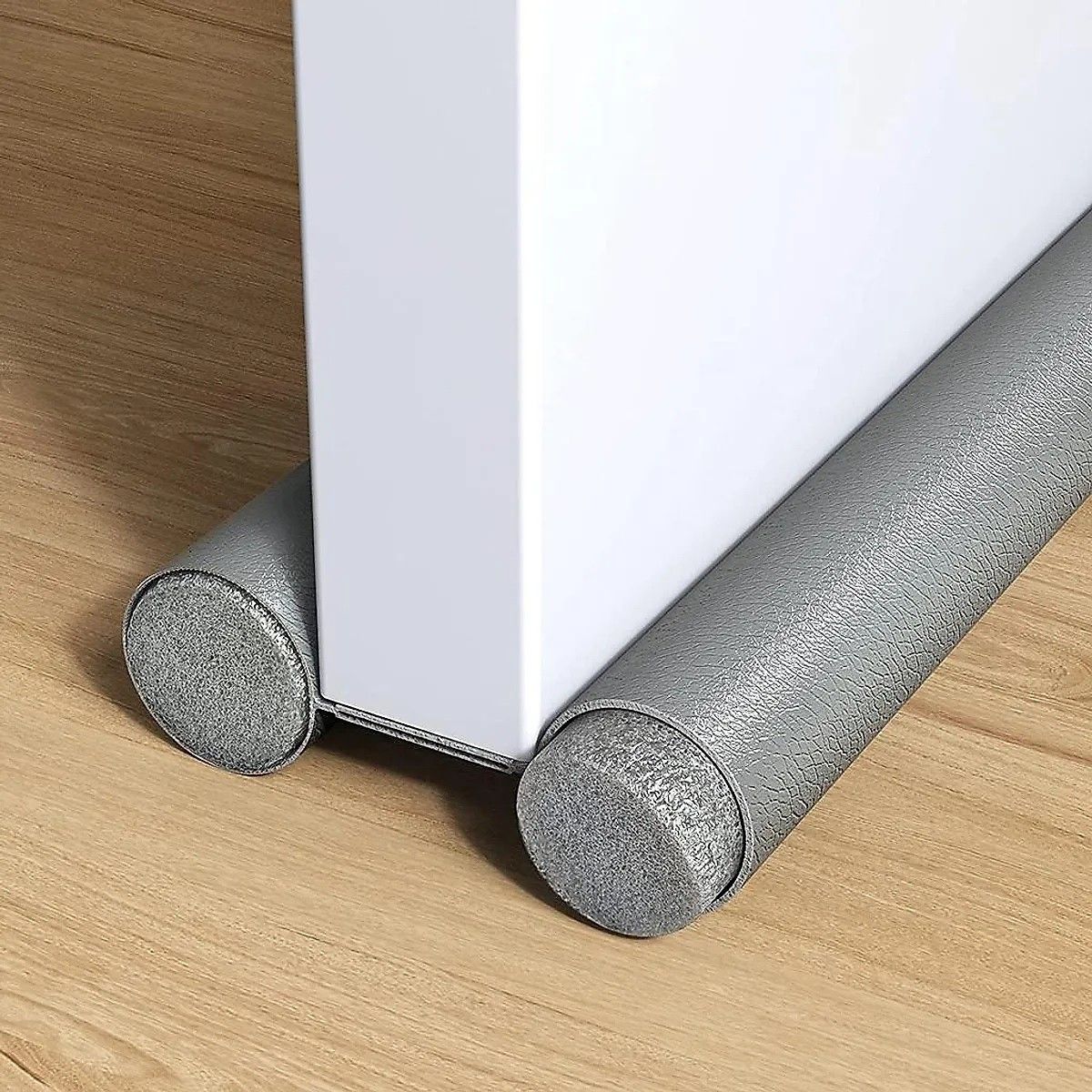 Fitcure™ Premium Double-Sided Door Bottom Draft Stopper | Pack of 2 Heavy Duty Door Guard for Noise reduction, Insect Protector & AC Power Saving (Brown)
